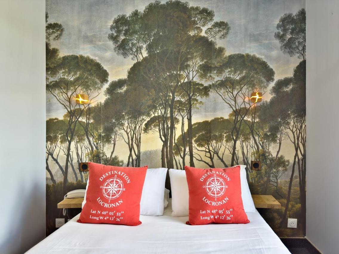Hotel Logis Le Prieure Locronan Zewnętrze zdjęcie